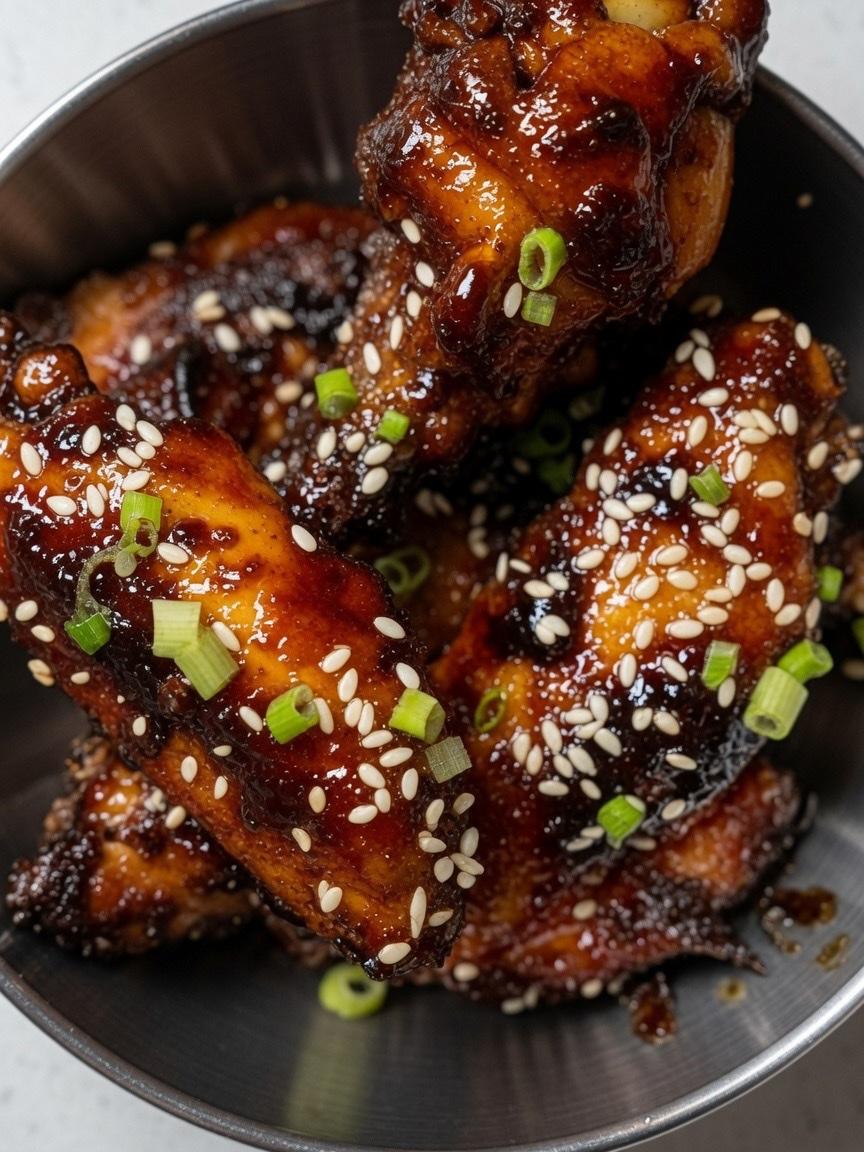 Honey chilli chicken wings